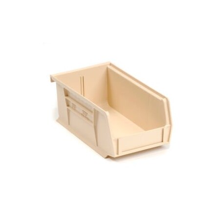 Quantum Storage Systems Hang & Stack Storage Bin, Plastic, Beige, 24 PK QUS220IV**